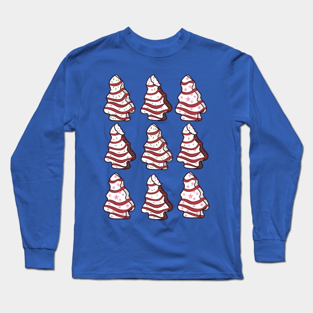 Christmas Tree Cakes Long Sleeve T-Shirt by pedrsavan.art